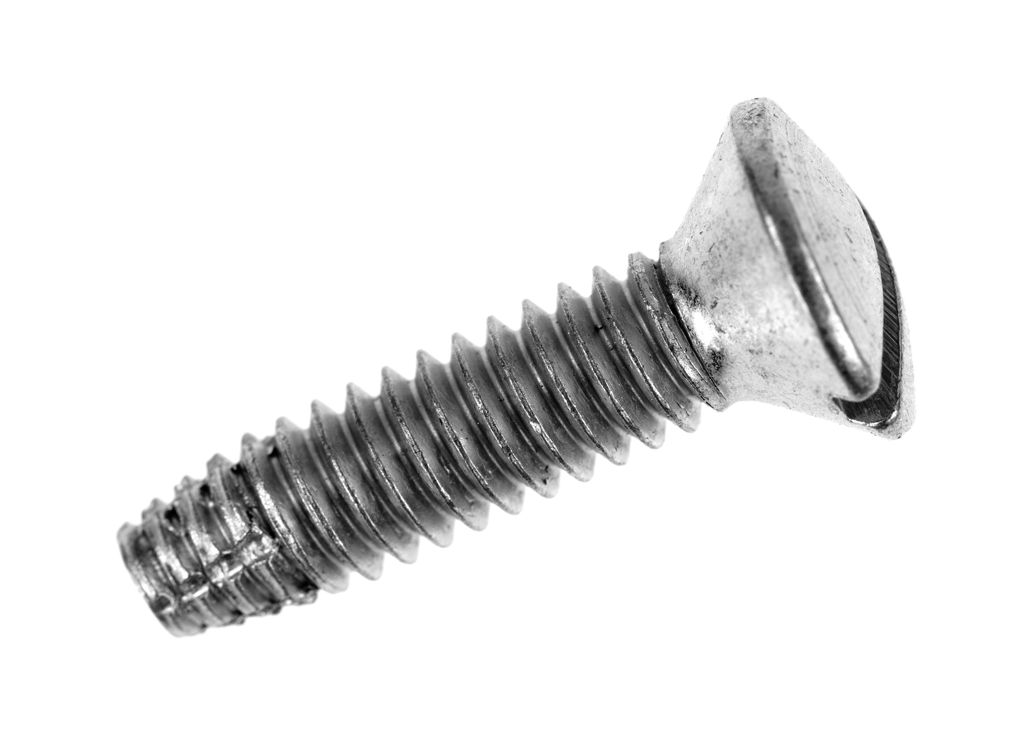 Single pan head thread cutting screw