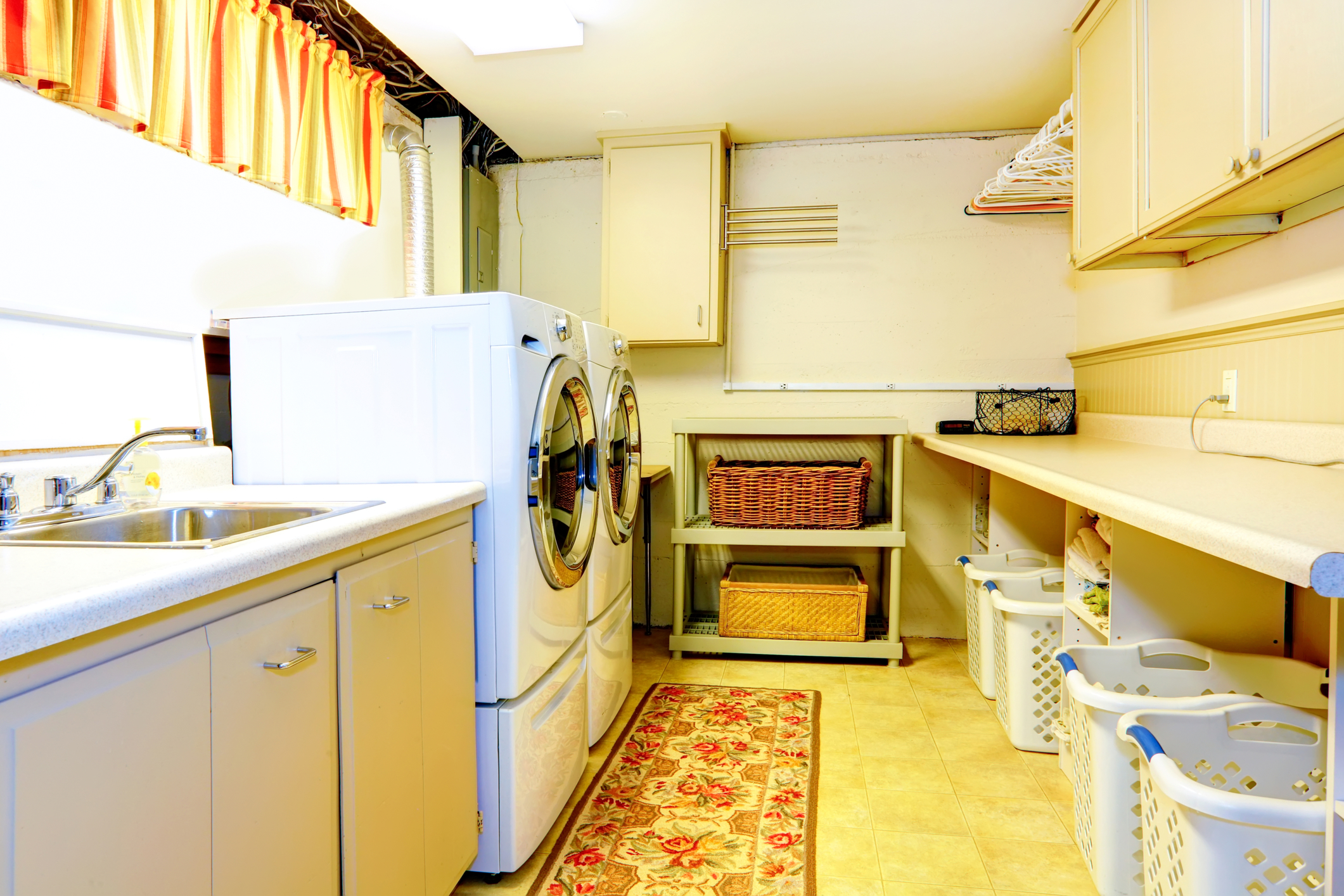 Big old style laundry room