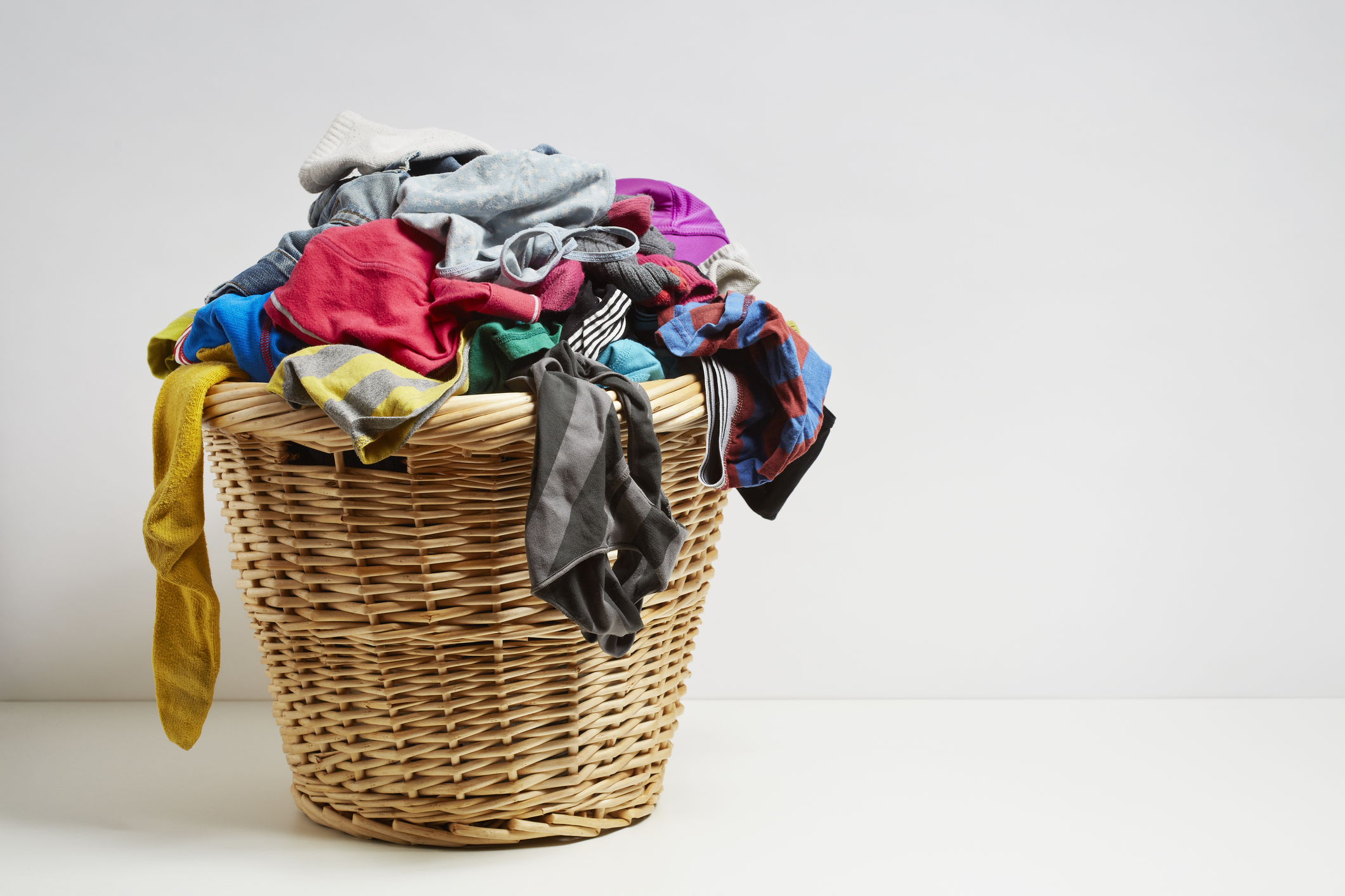 Basket full of socks