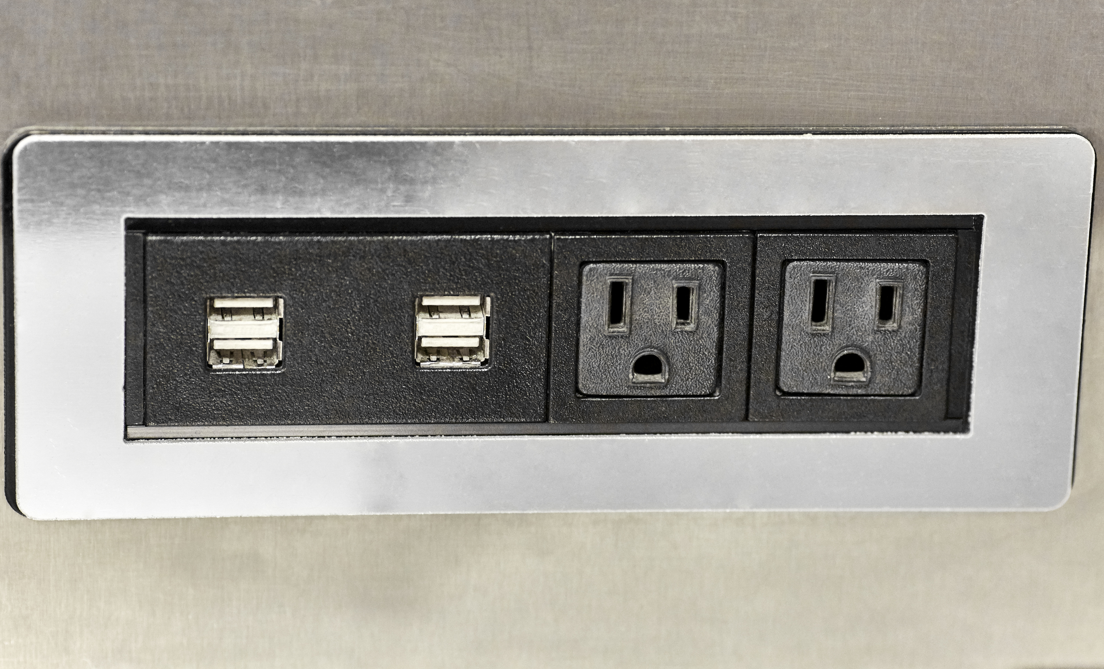 Wall Mounted USB Plugs with Electrical Outlets